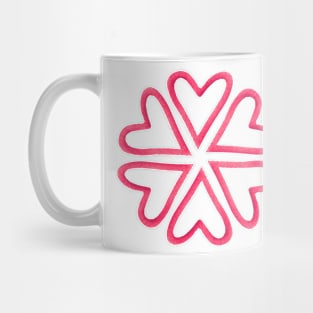 Flower heart Mug